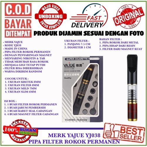 Jual PIPA FILTER ROKOK MAGNETIC KRETEK MILD SLIM RECYCLE DAUR ULANG ...