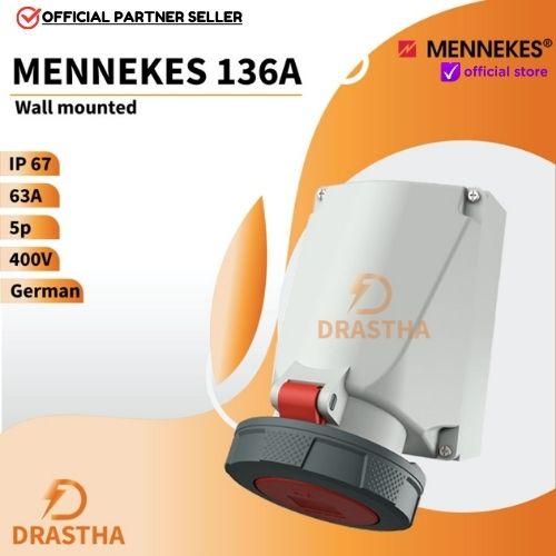 Socket Dinding Jual Mennekes Type 136A,Wall mounted Socket Dinding | Industrial Plug ...