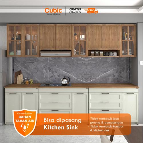 Promo Cubic Kitchen Set Minimalis / Kabinet Dapur / Rak Dapur Basah ...