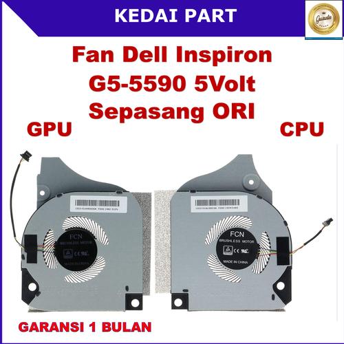 Ventilateur CPU/GPU Pour Dell Inspiron G5 5590, G7 7590/7790 - 4 Pin - DC12V - Neuf
