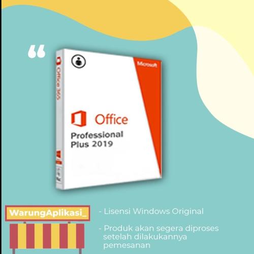Jual Microsoft Office 2019 Pro Plus Original Lisensi Key + DVD ...