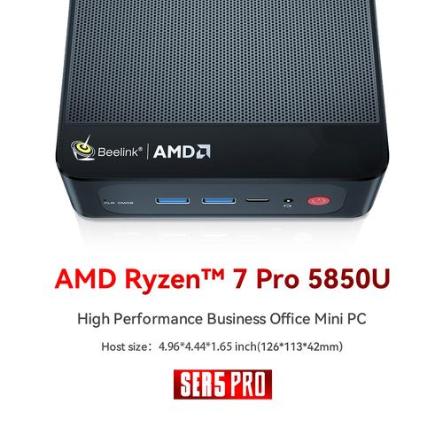 中古良品ミニPC Beelink SER5 PRO Windows11 AMD Ryzen 7 5850U メモリ