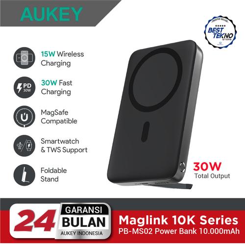Pb Magsafe Android Jual Powerbank AUKEY PB-MS02 Wireless Magnetic Magsafe Fast Charging ...