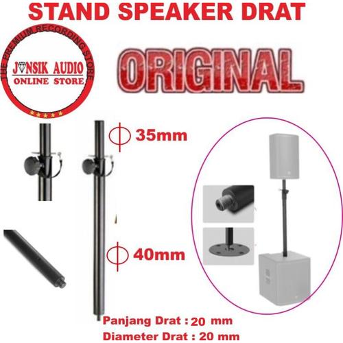 Jual Stand Speaker Drat Putar Stand Speaker Satelite Drat Stand ...