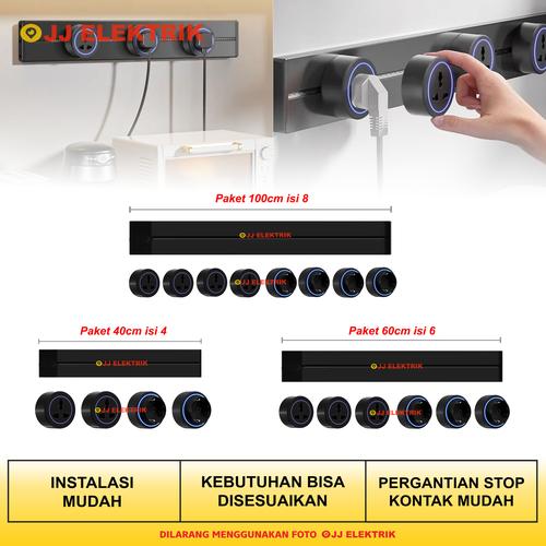 Track Socket Harga Jual Paket Hemat Stop Kontak Tembok Track Socket Soket Track Daya Dapur ...