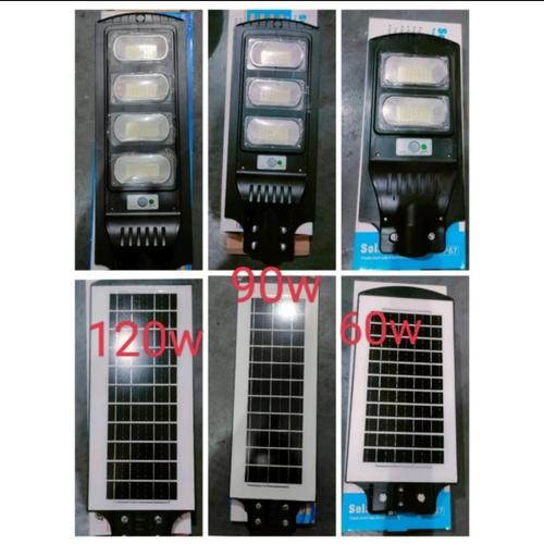 Jual Lampu Jalan PJU Solar Cell LED 60W Tenaga Surya + Remote All in ...