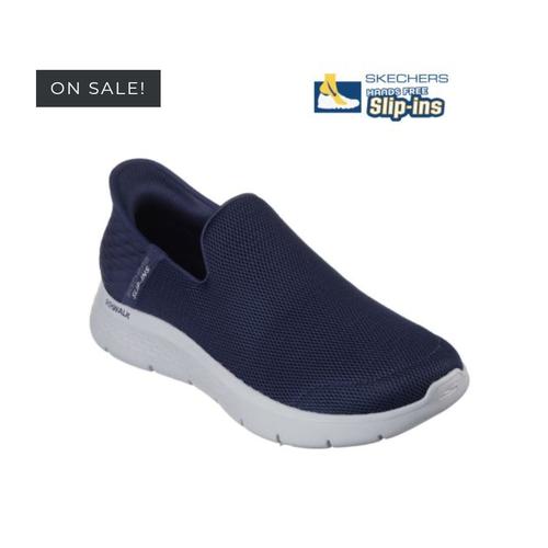 Promo Sepatu Slip On Men Skechers GO WALK FLEX NO HANDS 216491/NVY