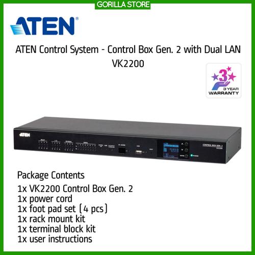 Jual ATEN Control System - Control Box Gen. 2 with Dual LAN VK2200 ...