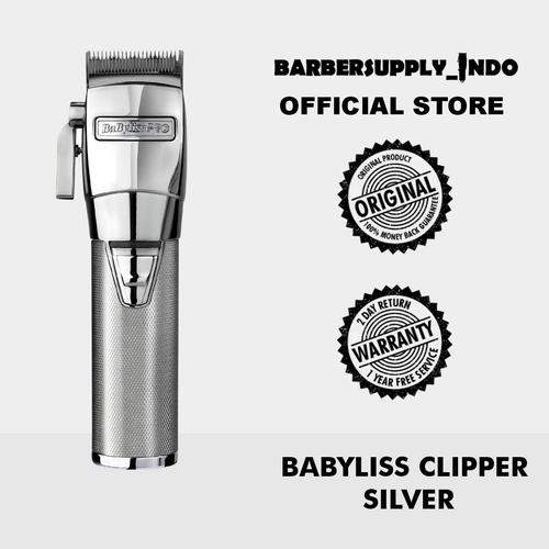 Jual BABYLISS PRO CLIPPER FX SILVER ORI MESIN ALAT CUKUR RAMBUT