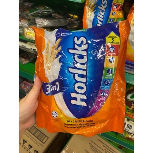 Jual horlicks 3in1 isi 10 packs 280gr (minuman malt berkhasiat) - Kota ...