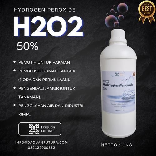 Jual H2O2 50% / Hidrogen Peroksida 50% / Hydrogen Peroxide 50 % 1KG 1 ...