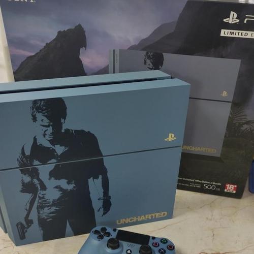 Jual PS4 fat 500GB limited edition Uncharted Playstation