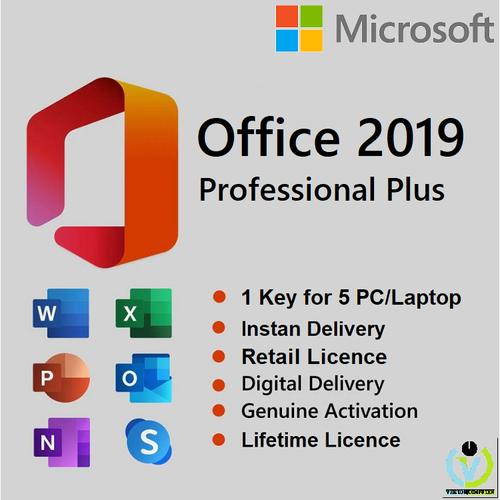 Promo Microsoft Office 2019 Original 5 PC Lifetime License Lisensi Key
