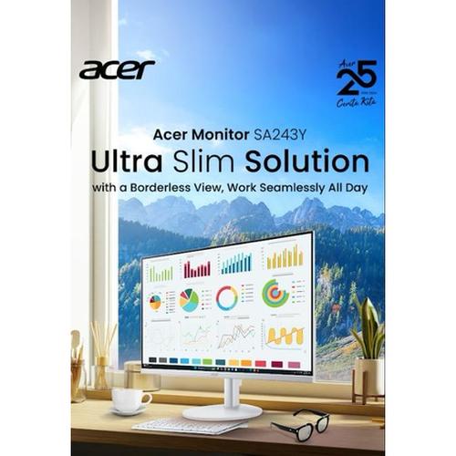 Promo Monitor LED ACER SA243Y G0 White 24