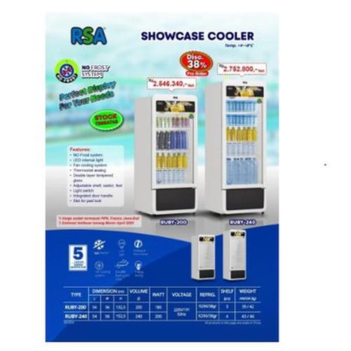 Jual Showcase RSA Ruby-240 Ruby 240 Ruby240 - Kota Depok - Global ...