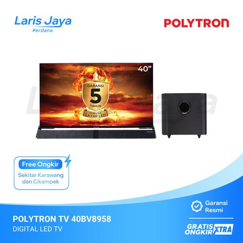 Jual TELEVISI POLYTRON DIGITAL LED TV 40BV8958 / 40-BV8958 | 40 inch