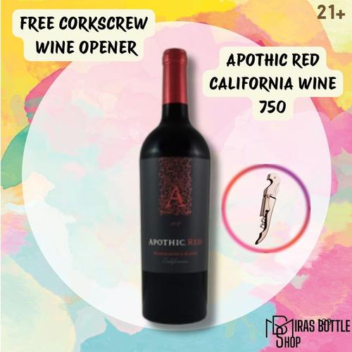 Promo APOTHIC RED CALIFORNIA WINE 750 APOTIC WINEMAKERS BLEND AMERICA ...