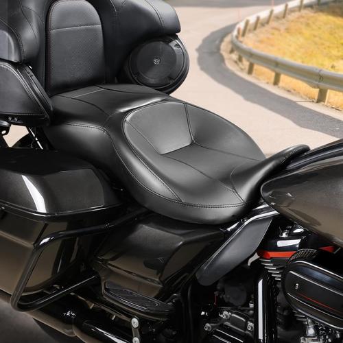 Two Piece Driver Rider Passenger Seat For Harley Touring Street Glide FLHX 09-up - View #9