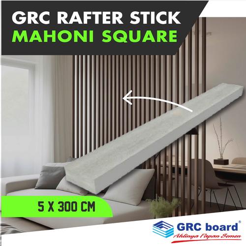 Jual GRC Rafter Stick Mahoni / Square 5 x 300 cm / Conwood / Wood Stick ...