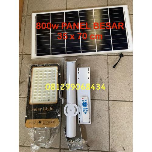 Jual lampu jalan solar panel 800 watt Lampu jalan PJU panel surya 2in1 ...