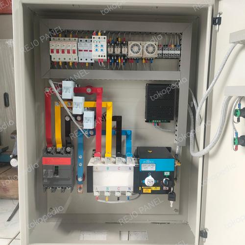 Jual panel Ats 125a 4pole cos motorized fort, Ats 80kva , mccb 3p 125a ...