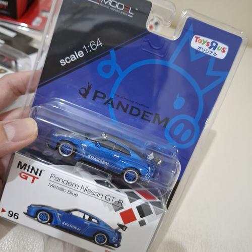 ミニカー MINI GT Pandem 35GT-R llic Blue 96 MINI GT 96 Pandem Nissan GTR Metaric Blue Japan Edition