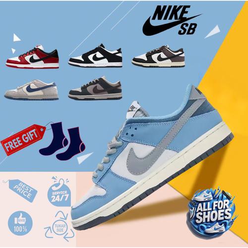 Sepatu kets Nike Dunk, sepatu kets trendi dan serbaguna, kasual,  berpotongan rendah, remaja 100% BNIB COD Biru Muda, 36 di Shoestrendy  Tokopedia