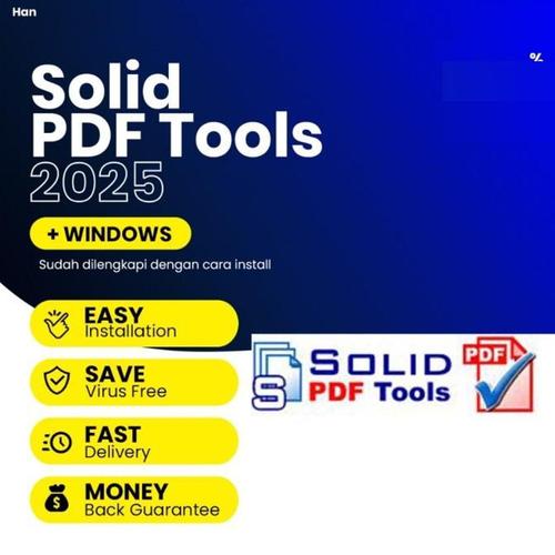 Jual Solid PDF Tools 2025 Latest PDF Conversion Creation Software ...