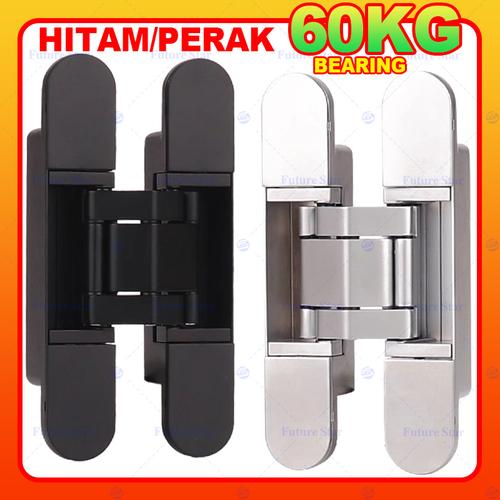Promo Engsel Tanam Pintu Rumah Holder Adjustable Invisible Door Hinges ...