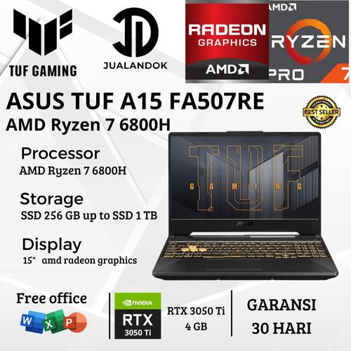 16gb Ram Asus Tuf A15 Ryzen 5600h ASUS TUF A15 RYZEN 5-5600H