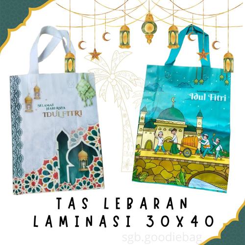 Jual TAS LEBARAN IDUL FITRI 30 X 40 LAMINATING Kota Depok