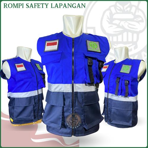 Jual Rompi Safety First K3 Rompi Keselamatan Kerja Lapangan Proyek ...