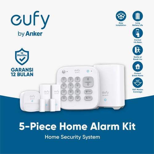 Kit Sicurezza Casa Eufy T8990121-4 5 Pezzi &ndash; Sensori Finestra Wi-Fi Nuovi Sigillati
