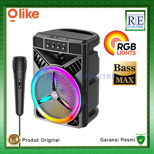 Promo OLIKE KM4 Speaker Karaoke Bluetooth Portable Wireless