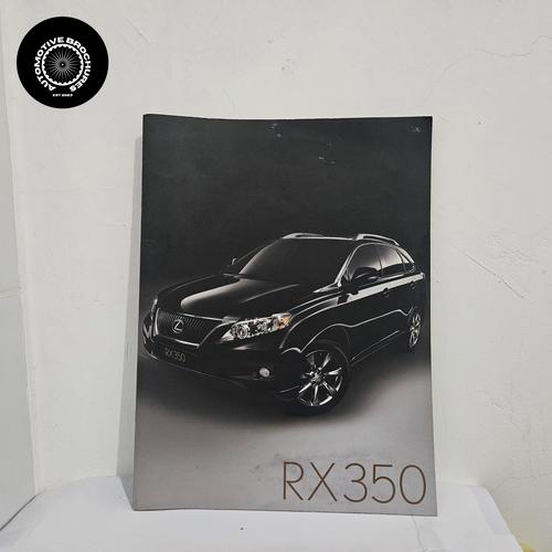 Jual brosur katalog mobil lexus rx 350 2010 buku booklet indonesia