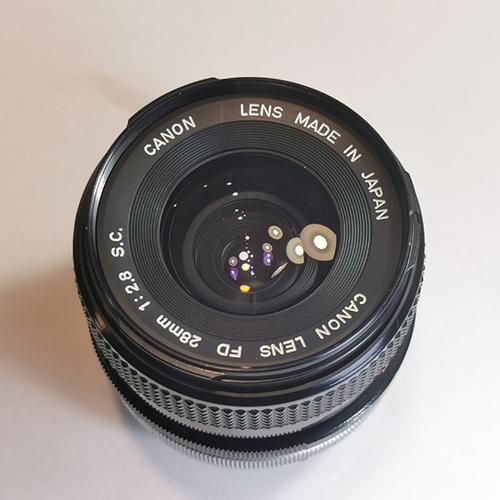 FD 28mm F2 S.S.C.　No.17392#230579 FD 28mm F2 S.S.C. No.17392#230579 Canon 28mm f2 SSC FD Lens | Blue