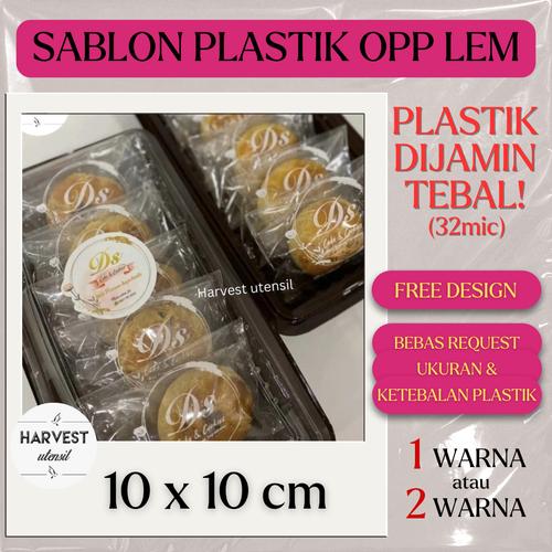 Sablon Opp Roti Jual CETAK/SABLON PLASTIK OPP SEAL ROTI/DONAT SABLON 1 WARNA 1 SISI ...