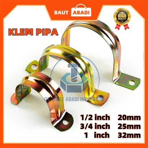 KLEM KNALPOT / KLEM PIPA / KLEM U /KLEM SERBAGUNA SEMUA UKURAN