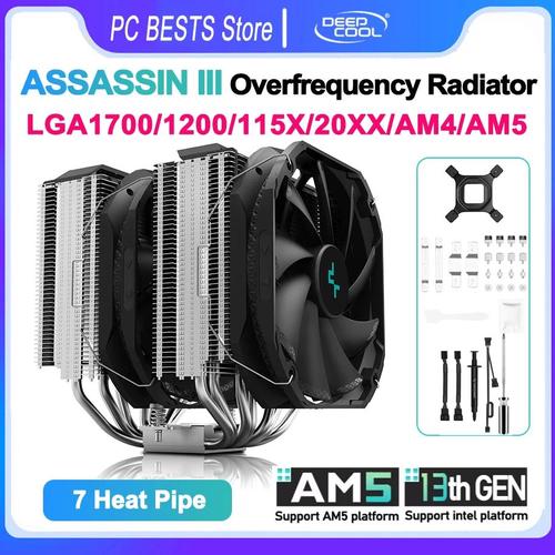Jual Deepcool Assassin III Radiator 7 Heatpipes CPU Cooler TDP280W Dual ...