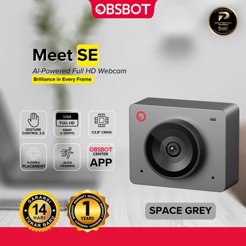 【新品】OBSBOT MEET SE 1080P Webカメラ スペース・グレー Amazon.com: OBSBOT Meet SE 1080P 100FPS Webcam for PC, AI