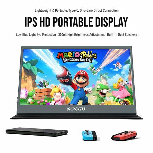 Promo Monitor Portable Touch Screen USB Type C Mini HDMI IPS FHD 15.6 ...