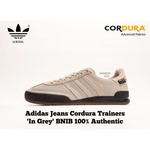 Jual Sepatu Adidas Jeans Cordura Fabric Trainers In Grey GX6952