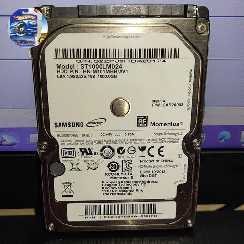 Jual HDD Laptop Harddisk Seagate Samsung Momentus 1TB SATA