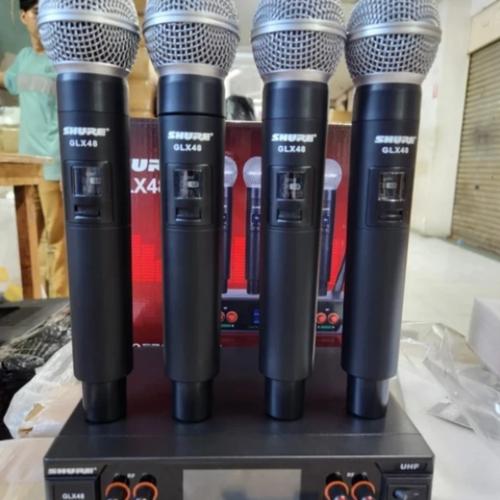Jual Mic Wireless SHURE GLX 48 Handle Handle Buah Mic Kota
