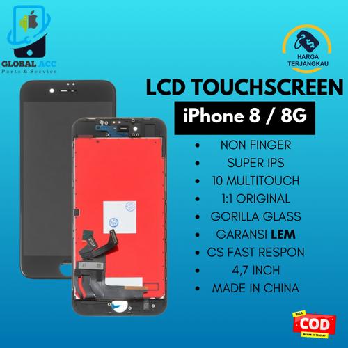 Jual LCD iPhone 8 + TOUCHSCREEN ORIGINAL OEM 100% - AAA - Jakarta Barat ...