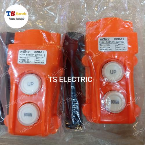 Jual Hoist Push Button 2 Button / 2 Tombol Up & Down COB-61 Control ...