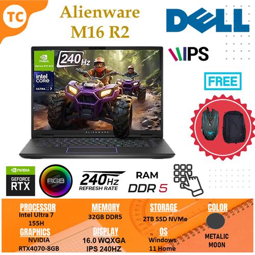 Jual Alienware M16 R2 Intel Ultra 7 155H 32GB DDR5 2TB SSD RTX4070-8GB ...