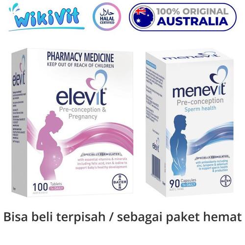 Elevit Box Jual ELEVIT Pre-Conception & Pregnancy 100 Tablets / MENEVIT ...