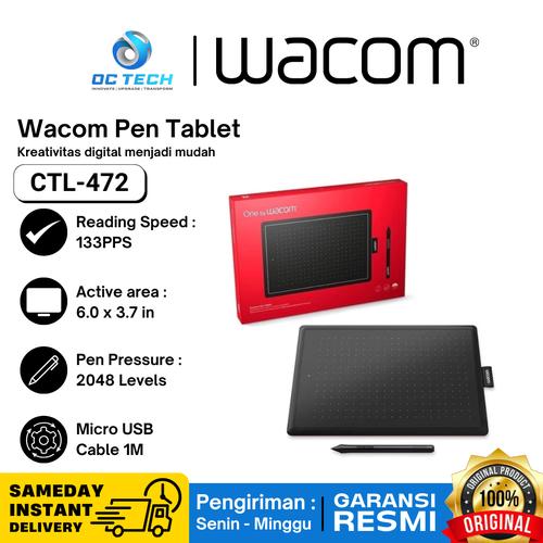 Jual One by Wacom Pen Tablet CTL472 CTL 472 KO CX Creative Pen