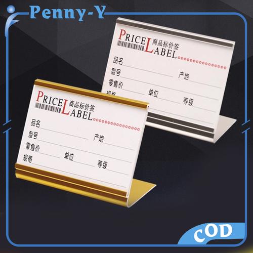Jual Holder Kartu Nama Meja Aluminium Holder Papan Nama Meja Table Name ...